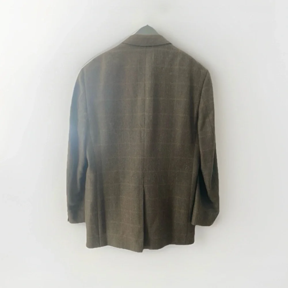 Vintage Brooks Brothers Wool Plaid Jacket Sport Coat Blazer Mens 43L Old Money